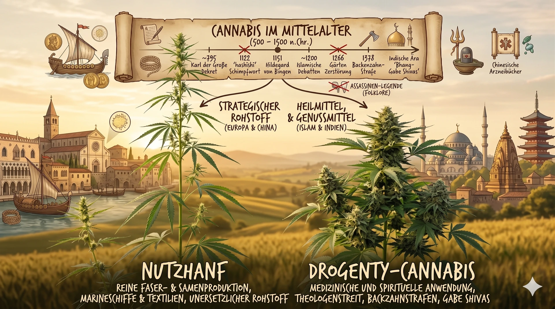 Cannabis im Mittelalter